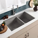 Native Trails NSKD3321-A Farmhouse Double Bowl Kitchen Sink Ash. Fixed Price $1755.00.