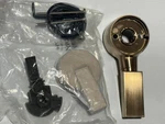 Delta Volume Control Handle, Temperature Knob 17 Series Shower Champagne Bronze. Fixed Price $55.00.