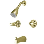 Kingston Brass KB242LL Tub And Shower Faucet, Polished. Fixed Price $162.89.