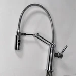 Brizo Solna Articulating Faucet W/ Finished Hose, Chrome Finish, Works Perfectly. Fixed Price $349.99.