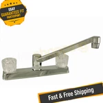 Empire Faucets Chrome Rv/mobile Home Kitchen With Crystal Handles. Fixed Price $44.51.