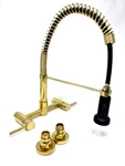 Kingston Brass Gourmetier GS8287DL Concord 2-HANDLE Wall Mount- Brushed. Fixed Price $499.99.