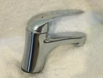 Jomoo Small Solid Brass Single Handle Hole Bathroom Sink Faucet 32233. Fixed Price $39.00.