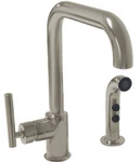 Kohler 7508-CP Purist Kitchen Sink Faucet W/ Side Spray Polished Chrome. Fixed Price $298.45.