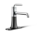 Kohler 27415-4K-CBL Tone Single-handle Bathroom Sink Faucet Chrome/matte Black. Fixed Price $250.00.