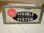 Vintage 1960S Solder Seal Visible Faucet Repair System Metal Box B4. Fixed Price $99.00.