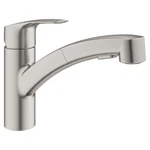 Grohe 30306DC1 Single-handle Dual Spray Pull Kitchen Faucet 1.75 Gpm -supersteel. Fixed Price $199.21.