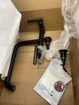 Kohler 7549-4-BL Purist 1.8 Gpm Wall Mounted Bridge Kitchen Faucet Matte Black. Fixed Price $191.99.