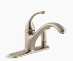 New Kohler K-10413-BV Fort Kitchen Sink Faucet Brushed Bronze W/sidespray. Fixed Price $399.00.