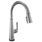 Delta Emmeline Kitchen Faucet W/ TOUCH2O Arctic Stainless-certified Refurbished. Fixed Price $386.35.