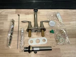 Moen Eva 6410BN Brushed Nickel Two-handle Centerset Bathroom Faucet With Drain. Fixed Price $99.99.