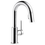 Delta Trinsic 9959-DST Single Handle Pull-down Bar / Prep Faucet Chrome. Fixed Price $499.00.
