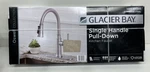 Glacier Bay Oswell 1 Handle Pull-down Sprayer Kitchen Faucet Stainless Sealed. Fixed Price $55.99.