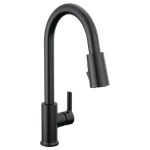 Peerless Flute Single Handle Pulldown Kitchen Matte Black-certified Refurbished. Fixed Price $115.00.