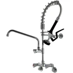 Commercial Wall Mounted Faucet With Pre-rinse Sprayer And 12-INCH Swing Spout.... Fixed Price $257.96.