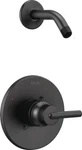 Delta Trinsic Shower Trim W/out Head Matte Black-certified Refurbished. Fixed Price $166.64.
