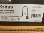 Kraus Bolden Spot Free Stainless Steel/matte Black Pull-down Kitchen Sink Faucet. Fixed Price $179.99.