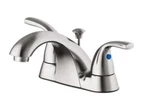 Seasons Anchor Point Bath Faucet 2 Handle Quick Install, Brushed Nickel 158717. Fixed Price $28.98.