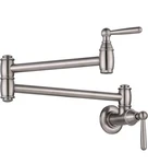 Pot Filler Faucet Brushed Nickel, Arcora Modern. Fixed Price $64.95.