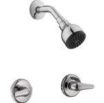 Glacier Bay Aragon 2-HANDLE 1-SPRAY Wall Mount Shower Faucet Chrome HD833X-0101. Fixed Price $40.80.