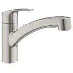 Grohe 30306DC1 Single-handle Dual Spray Pull Kitchen Faucet 1.75 Gpm -supersteel. Fixed Price $125.00.