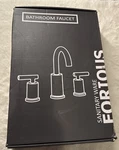 Forious FB-0300B 2 Handle High Arc Widespread Sink Faucet Open Box. Fixed Price $39.00.