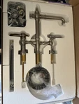 Kohler Artifacts 76519-4-VS Bridge Kitchen Faucet Lever Side Spray Vibrant Ss. Fixed Price $849.77.