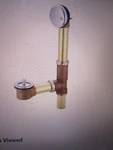 Brass 1645 Multi-tub Centralift And Turn Drain, Polished Chrome,tub. Fixed Price $40.00.