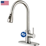 Crea Kitchen Sink Faucetpull Down Faucets Sprayer 3 Modesbrushed Nickel. Fixed Price $77.71.
