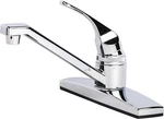 Aqualife Chrome Finish Single Handle Non-metallic Lead- Kitchen Faucet 0471000CA. Fixed Price $29.99.