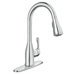 Moen 87966 Kaden Single-handle Pull-down Sprayer Kitchen Faucet Chrome. Fixed Price $103.00.