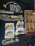 Pfister Contempra 8-INCH Widespread Bathroom Faucet Brushed Gold. LG49-NC1BG. Fixed Price $200.00.