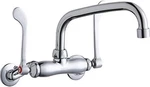 Elkay Foodservice LK945AT10T6T Adjustable Centers, Wall-mount Faucet, Chrome. Fixed Price $135.00.