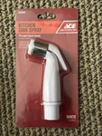 Nip Ace Kitchen Sink Spray White 4070843 #81V. Fixed Price $10.00.