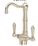 Rohl Acqui A1680LMSTN-2 Country Kitchen Sink Bar Prep Faucet Satin Nickel New. Fixed Price $596.60.