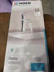Moen WS84760 Genta 1.2 Gpm Single Hole Bathroom Faucet - Chrome. Fixed Price $60.00.
