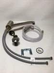 Kohler Coralais Single-handle Std Kitchen Faucet Side Sprayer Brushed Nickel. Fixed Price $49.46.