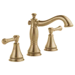 Delta Cassidy 3597LF-CZMPU Two Handle Wide Bathroom Faucet Champagne Bronze. Fixed Price $689.00.