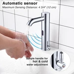 Automatic Electronic Sensor Touchless Faucet Hands Free Bathroom Vessel Sink Tap. Fixed Price $89.90.