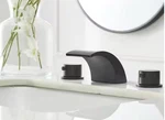 Bwe 8 In. Widespread 2-HANDLE Bathroom Faucet With Led Light Pop Up Drain. Fixed Price $79.99.