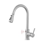 Touchless Kitchen Faucet Pull Down Sprayer Motion Sensor Brushed Nickel Gimili. Fixed Price $209.99.