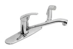 Symmons 2.2 Gpm 3-HOLE Kitchen Faucet With Single Lever Handle Polished Chrom. Fixed Price $86.35.