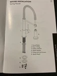 Zline Inc-kf-pg Incline 1.8 Gpm Single Hole Kitchen Faucet Polished Gold. Fixed Price $391.99.
