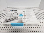 Moen CA87060SRS Caldwell 2HANDLE High Arc Kitchen Faucet W/side Spray, Stainless. Fixed Price $149.60.