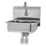 Sani-lav 605D Wall Mount, 1 Hole, Dual Knee Pedal, Silver, Hand Sink. Fixed Price $594.99.