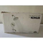 Kohler Cursiva Single-handle 3-SPRAY Tub Shower Faucet 1.75 Gpm Brushed Nickel. Fixed Price $94.99.