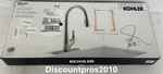 Kohler Bevin Pull-down Kitchen Sink Faucet Vibrant Stainless K-R43210-VS. Fixed Price $220.00.