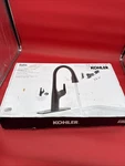Kohler Safia Matte Black Kitchen Faucet With Soap Dispenser Technology.. Fixed Price $99.00.