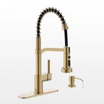 Casavilla Gold Kitchen Faucet Soap Dispenser For Sink. Fixed Price $135.16.
