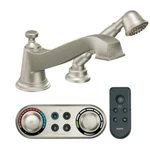 Moen TS9222BN Rothbury Low Arc Roman Tub Faucet Includes Hand Shower Io-digital. Fixed Price $299.95.